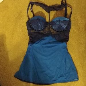Elegant Frederick's of Hollywood Lace Babydoll